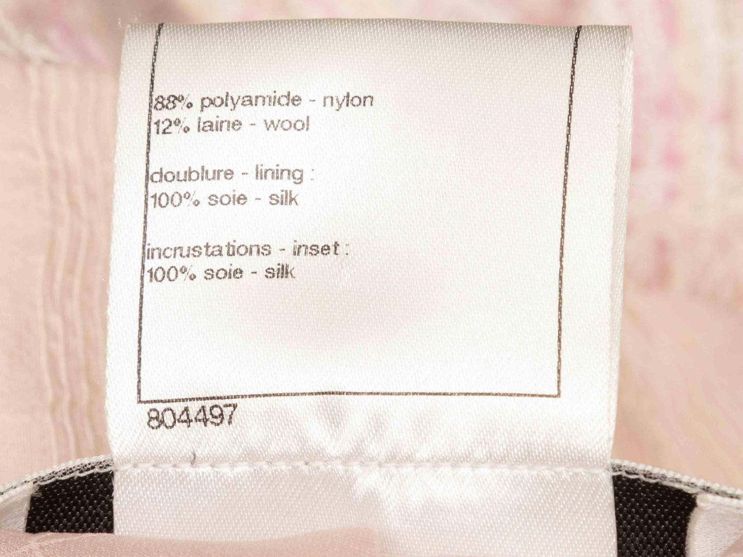 Light Pink & White Chanel 2013 Camellia Tweed Jacket Size FR 40