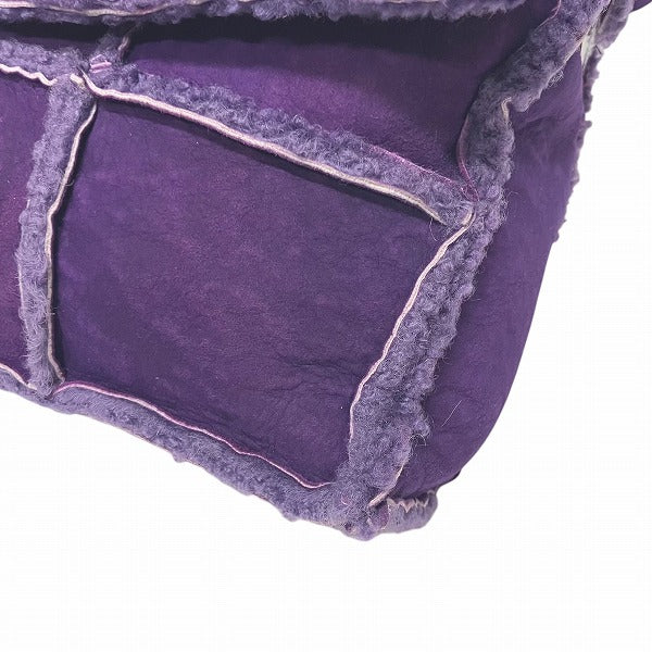 Chanel Mouton Suede Shoulder Bag