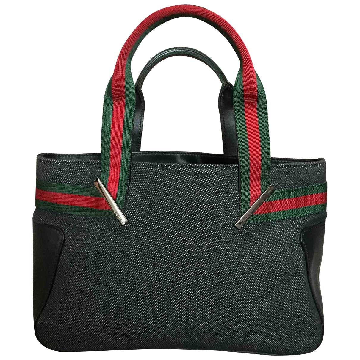 Gucci black cloth handbag