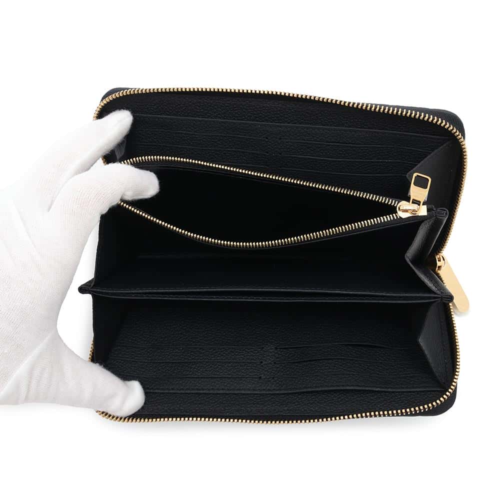 LOUIS VUITTON LV × TM Zippy Wallet Panda Japan Limited Edition NoirM14160 Monogram Empreinte Leather