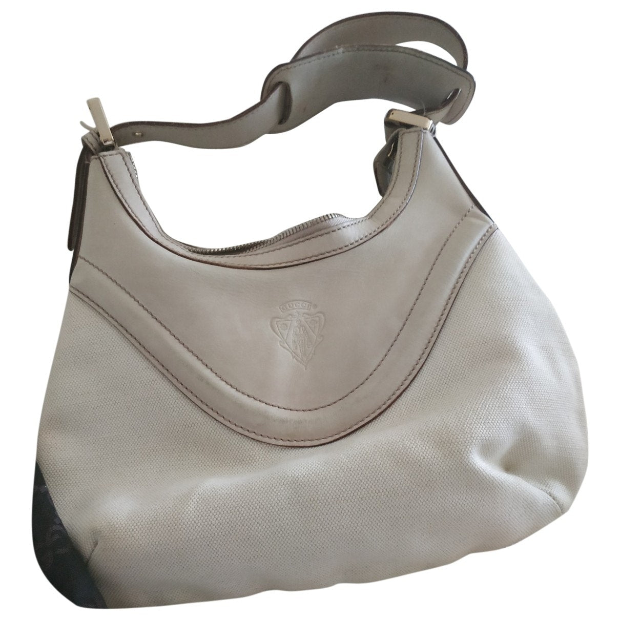 Gucci beige cloth handbag
