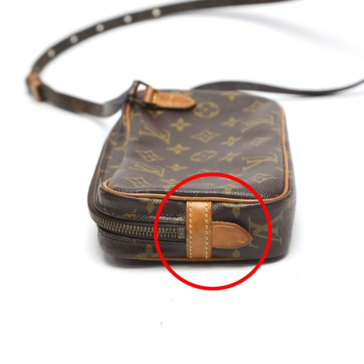 LOUIS VUITTON Shoulder Bag M51828 Monogram canvas Brown Monogram Marley Bandouliere