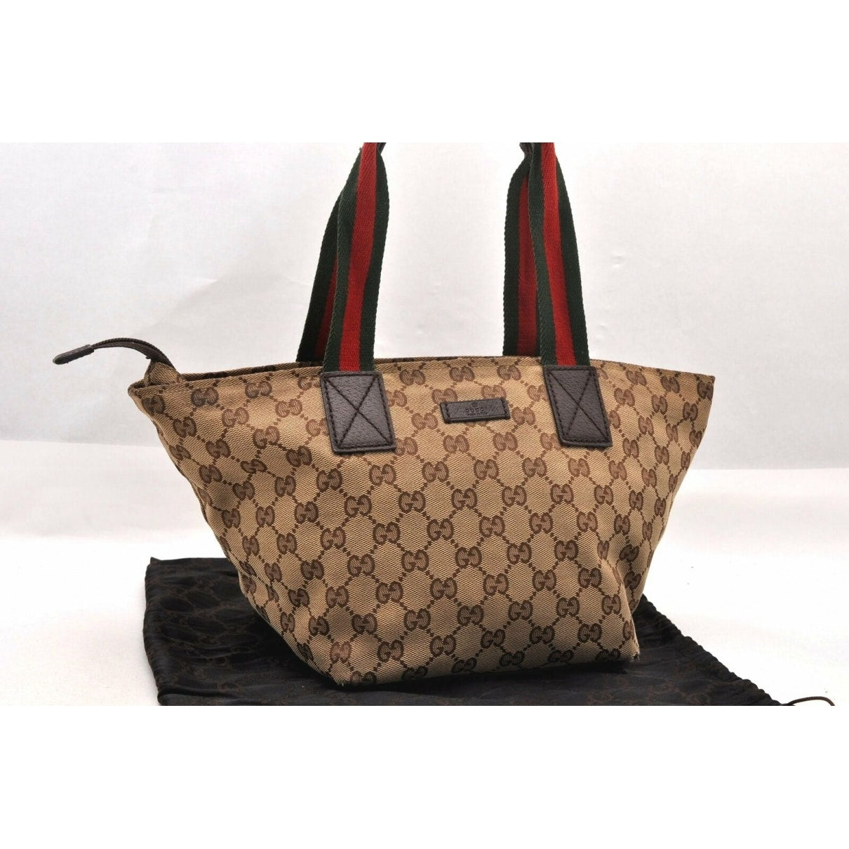 Gucci brown leather handbag
