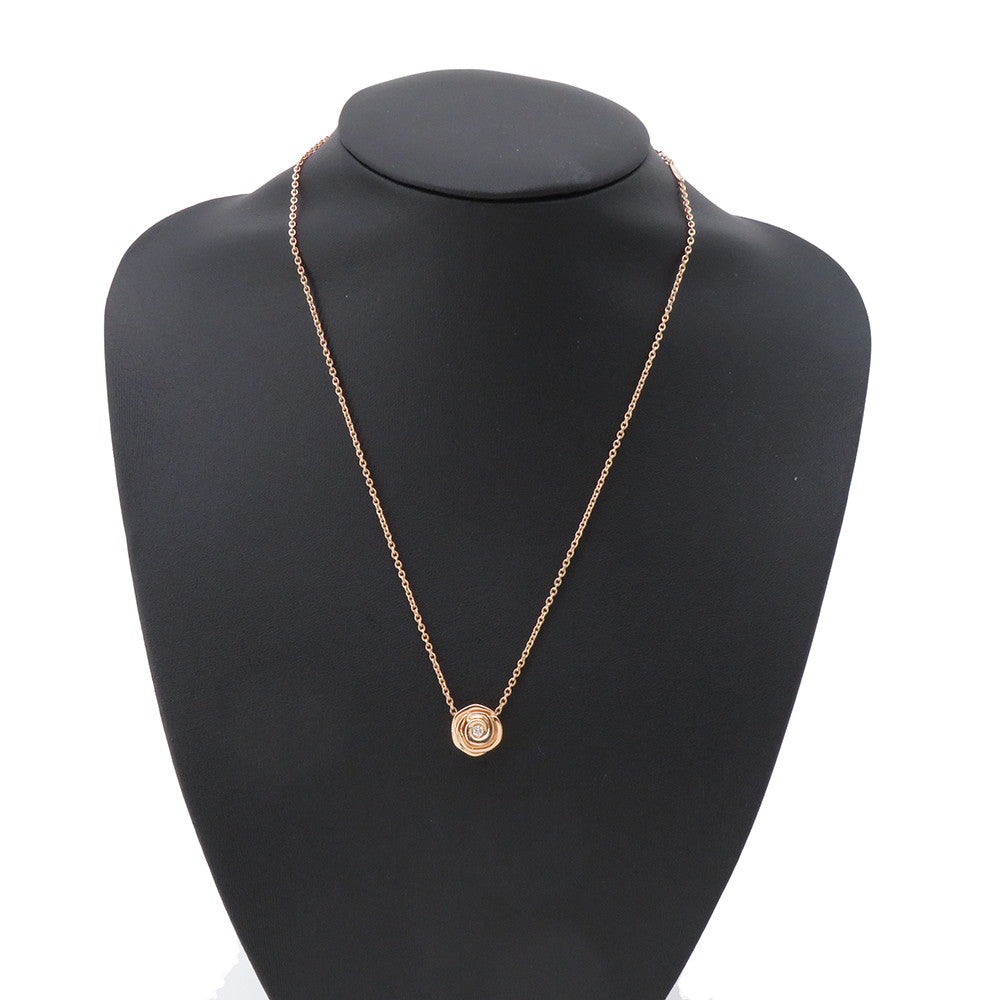 Dior ?Rose Dior Tulle Necklace Size LargeJRCO95004 18K Pink Gold