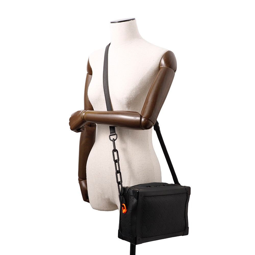 LOUIS VUITTON Soft Trunk Monogram NoirM53288 Taurillon Leather Monogram