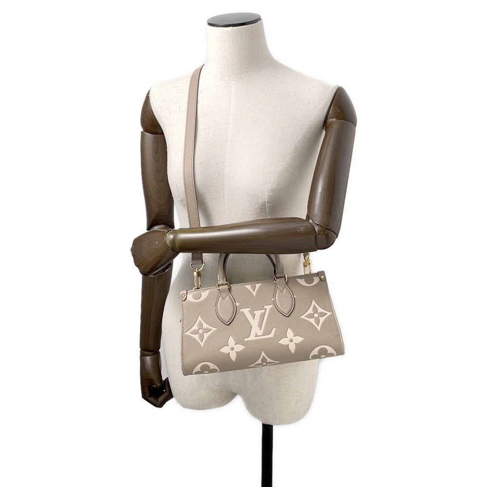 LOUIS VUITTON OnthegoEW Dub/CreamM23641 Monogram Empreinte Leather
