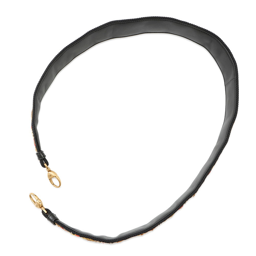 Dior ?Shoulder Strap Black/Multicolor Canvas Leather