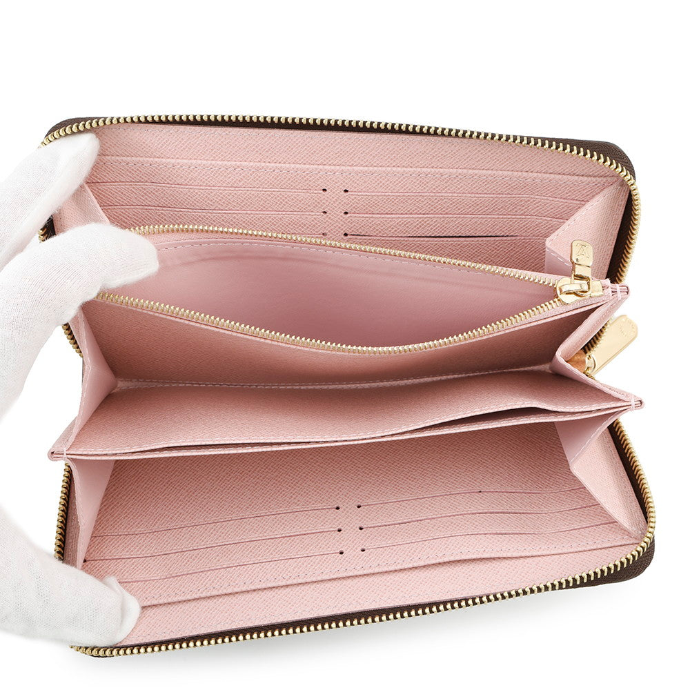 LOUIS VUITTON Zippy Wallet Rose BallerineM41894 Monogram