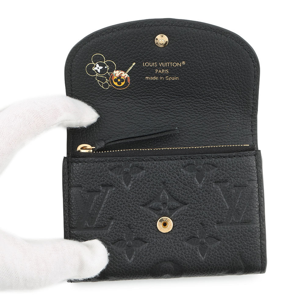 LOUIS VUITTON Rosalie Coin Purse Visionary Journey Exhibition Osaka Nakanoshima M um of Art Limited Edition Takoyaki Engraving Noir Monogram Empreinte Leather