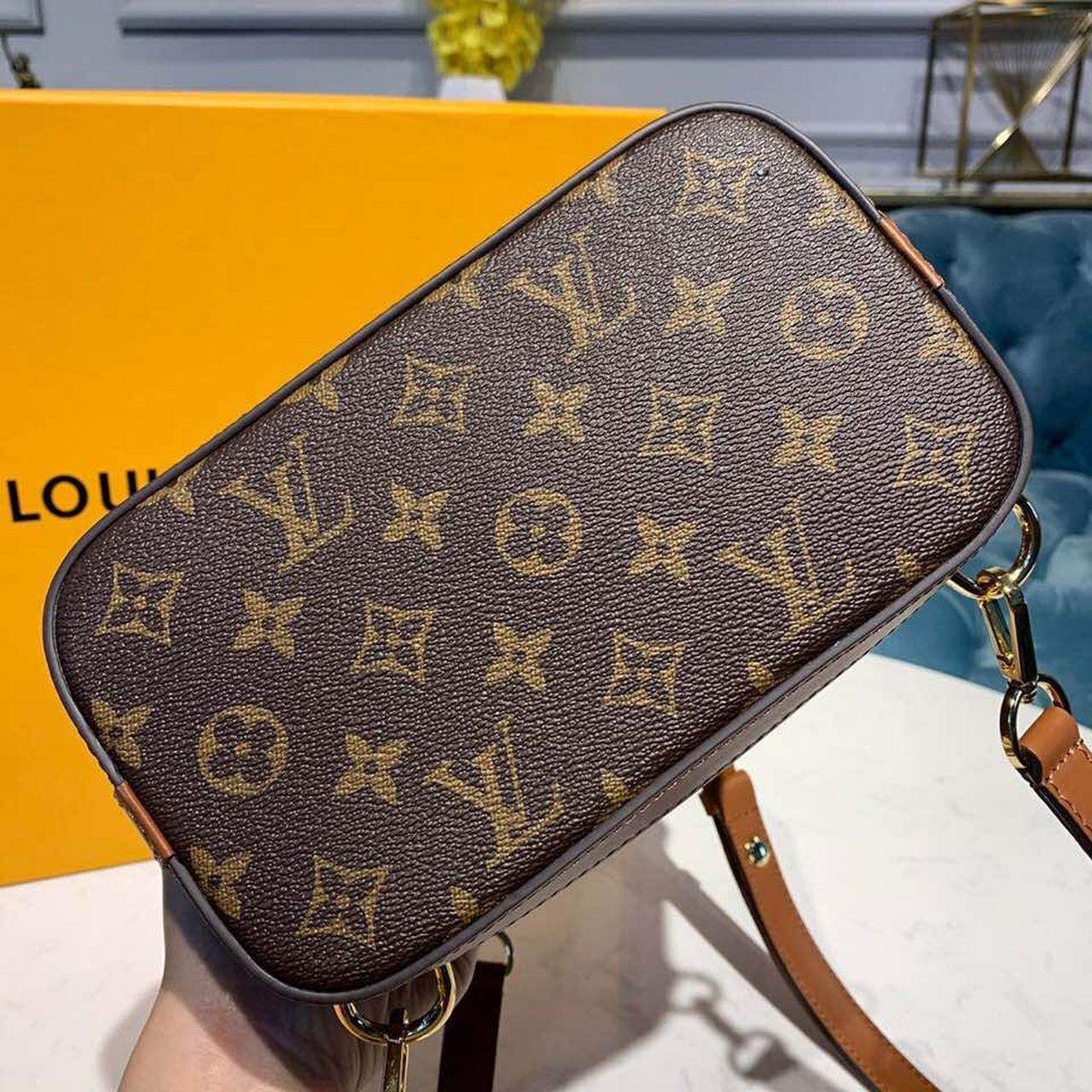 Top Quality Dauphine Backpack PM Monogram and Monogram Reverse Canvas By Nicolas Ghesquiere For Spring-Summer, WoBags 20cm Top Quality M45142