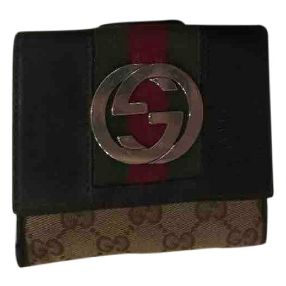 Gucci black leather case