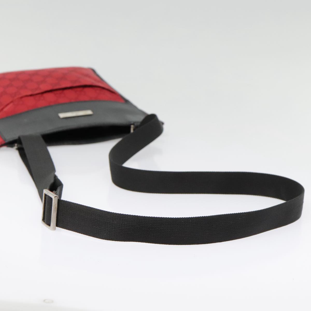 Gucci Red Canvas Shoulder Bag