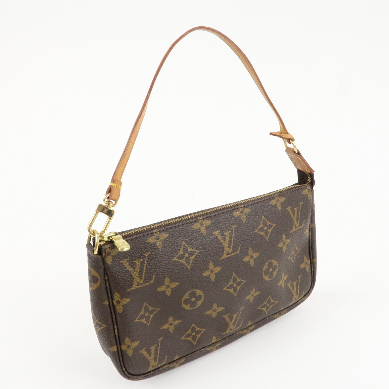 Louis Vuitton Monogram Pochette Accessoires Hand Bag Brown M51980 d