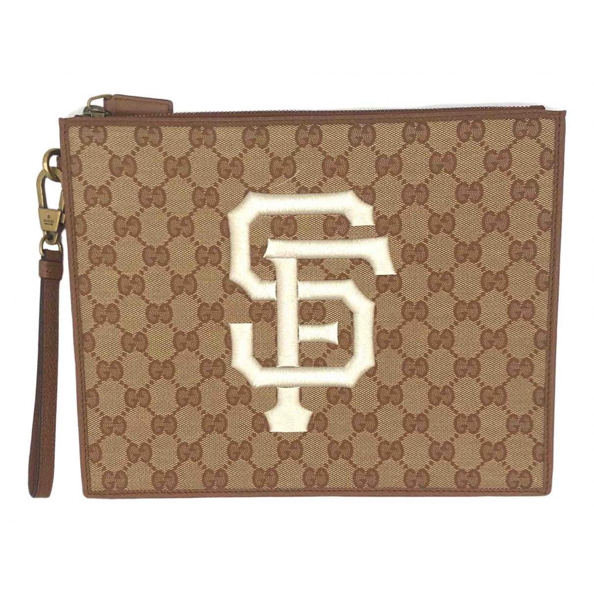 Gucci brown cloth case