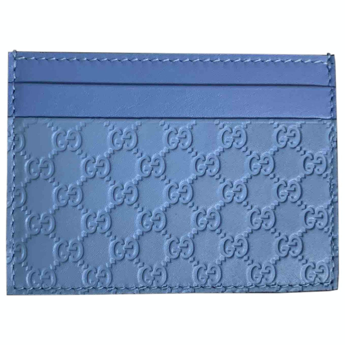 Gucci blue leather case