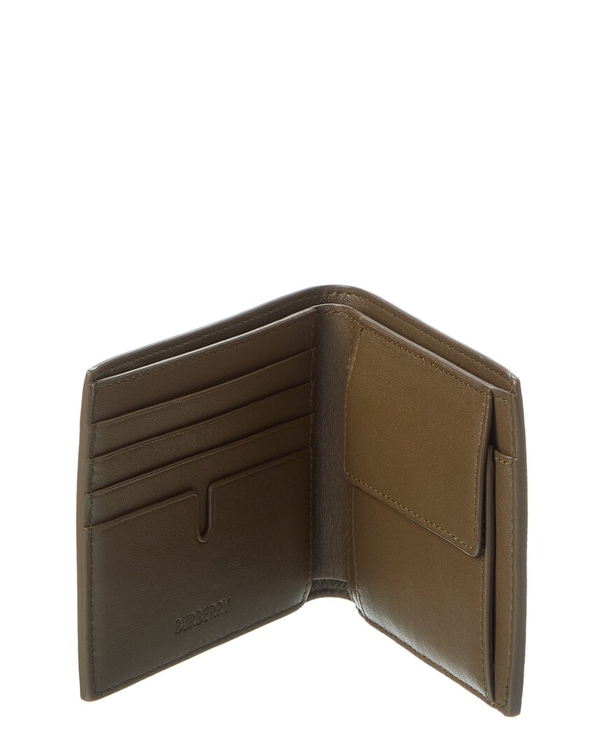 Burberry Check E-Canvas Bifold Wallet