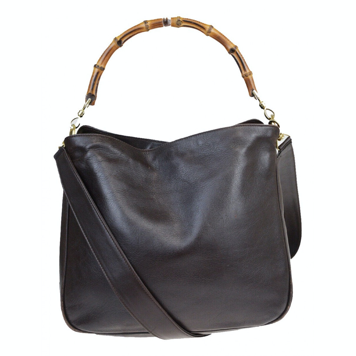 Gucci black leather handbag