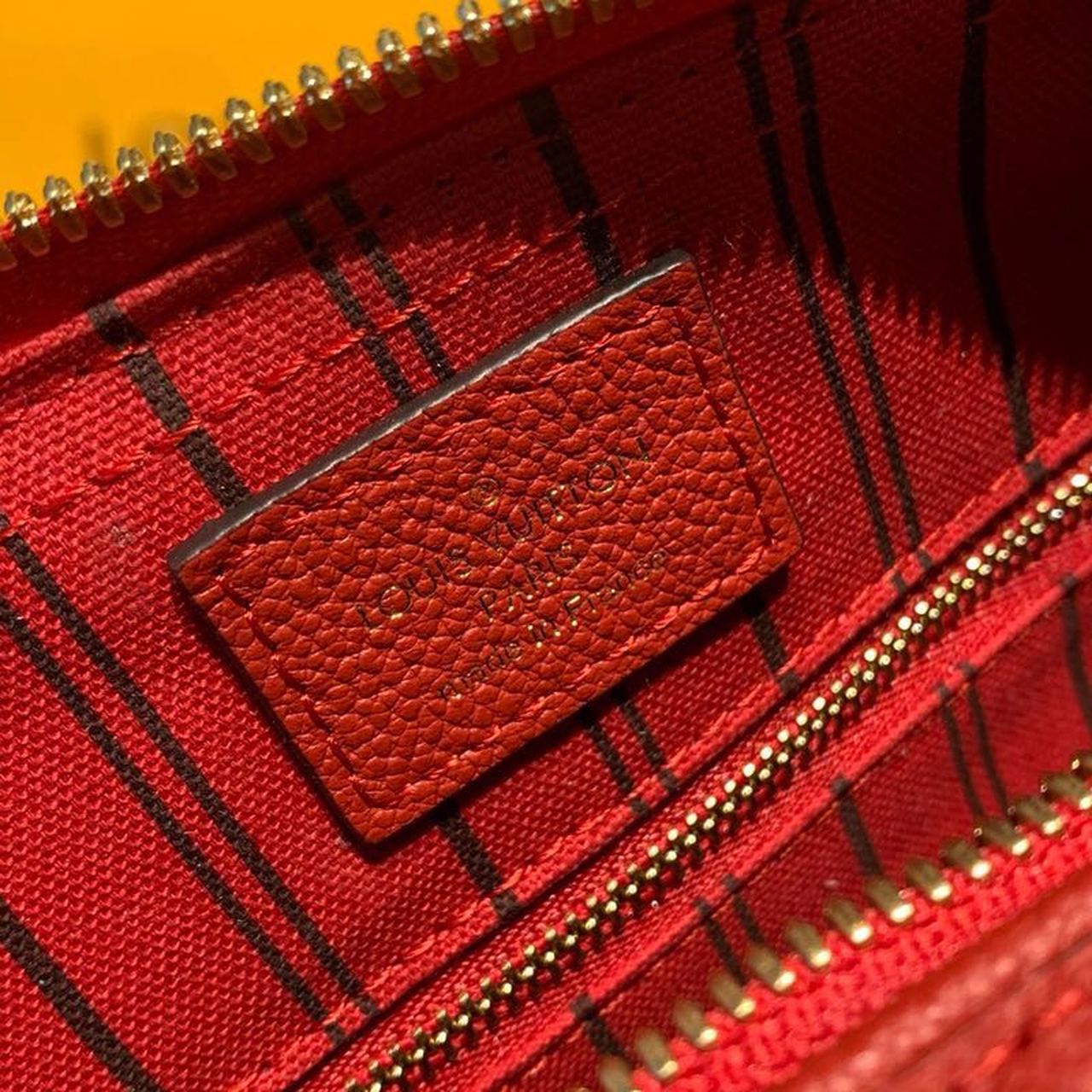 Top Quality Speedy Bandouliere 25 Monogram Empreinte Cherry Red For Women, Shoulder And Crossbody Bags 9.8in/25cm Top Quality