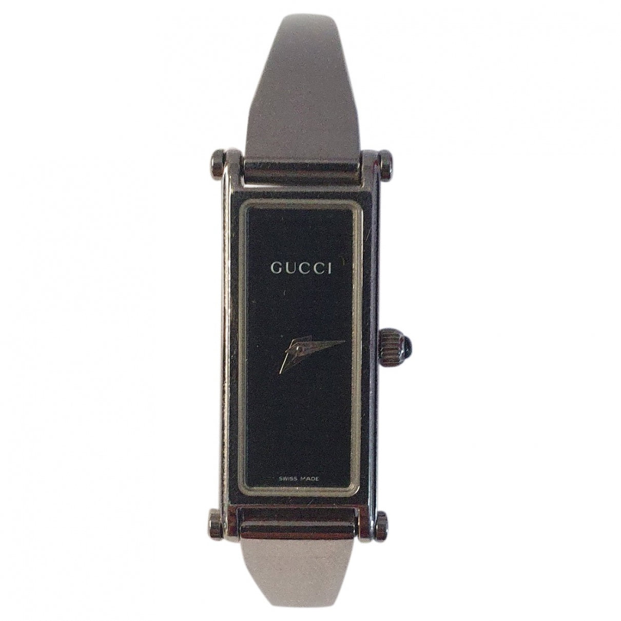 Gucci silver steel watch