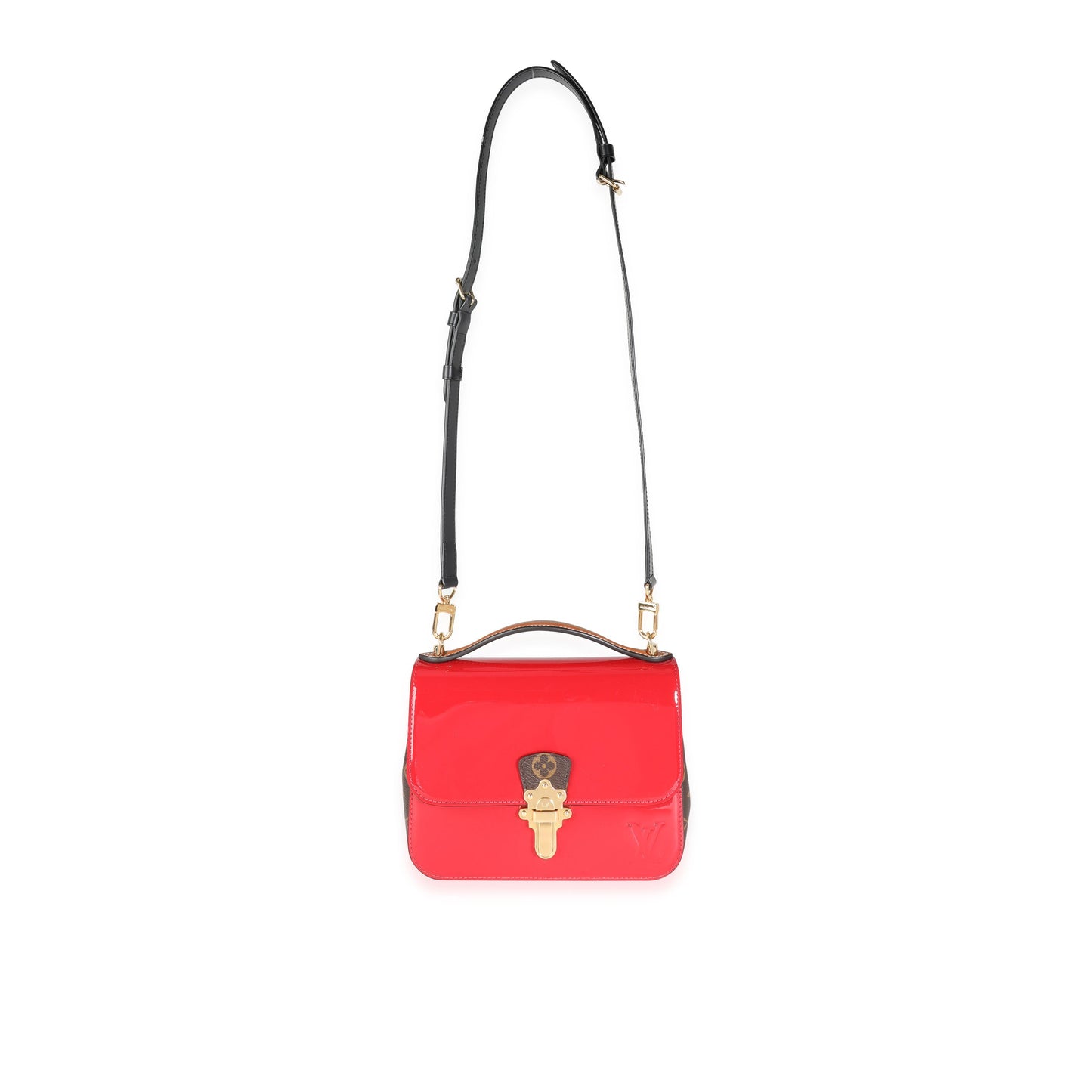 Louis Vuitton Scarlet Vernis & Monogram Canvas Cherrywood BB