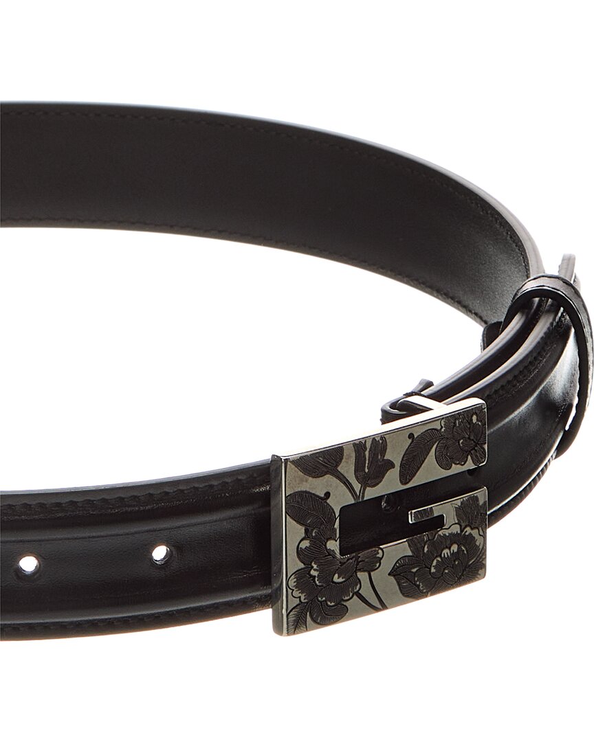 Gucci Memorable Buckle Leather Belt