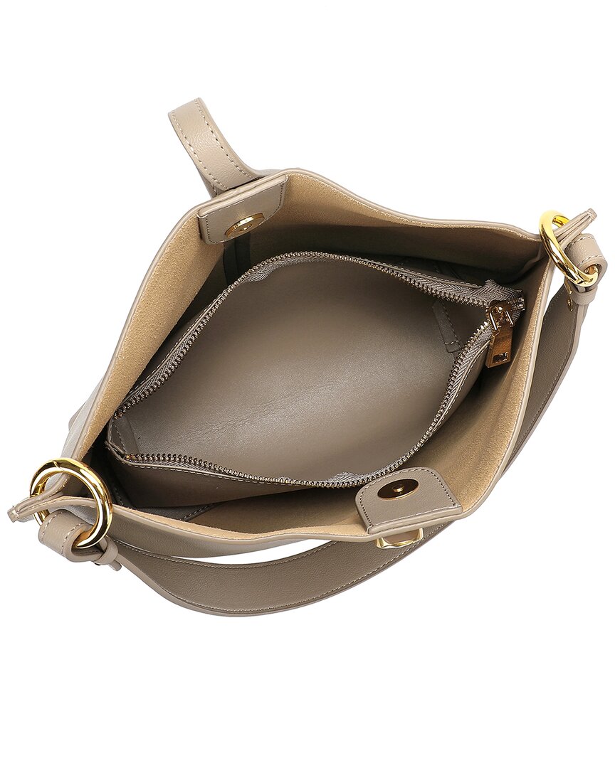 Tiffany & Fred Paris Smooth Leather Shoulder Bag