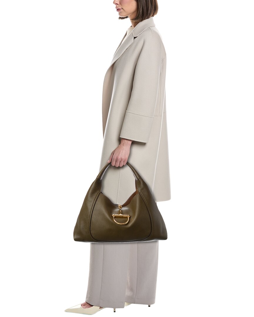 Gucci Softbit Maxi Leather Shoulder Bag