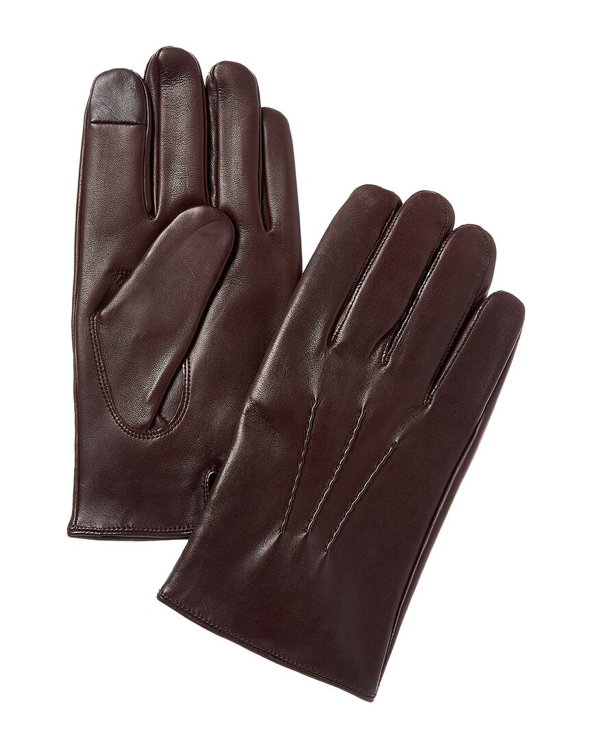 Brooks Brothers Classic Cashmere-Lined Leather Gloves