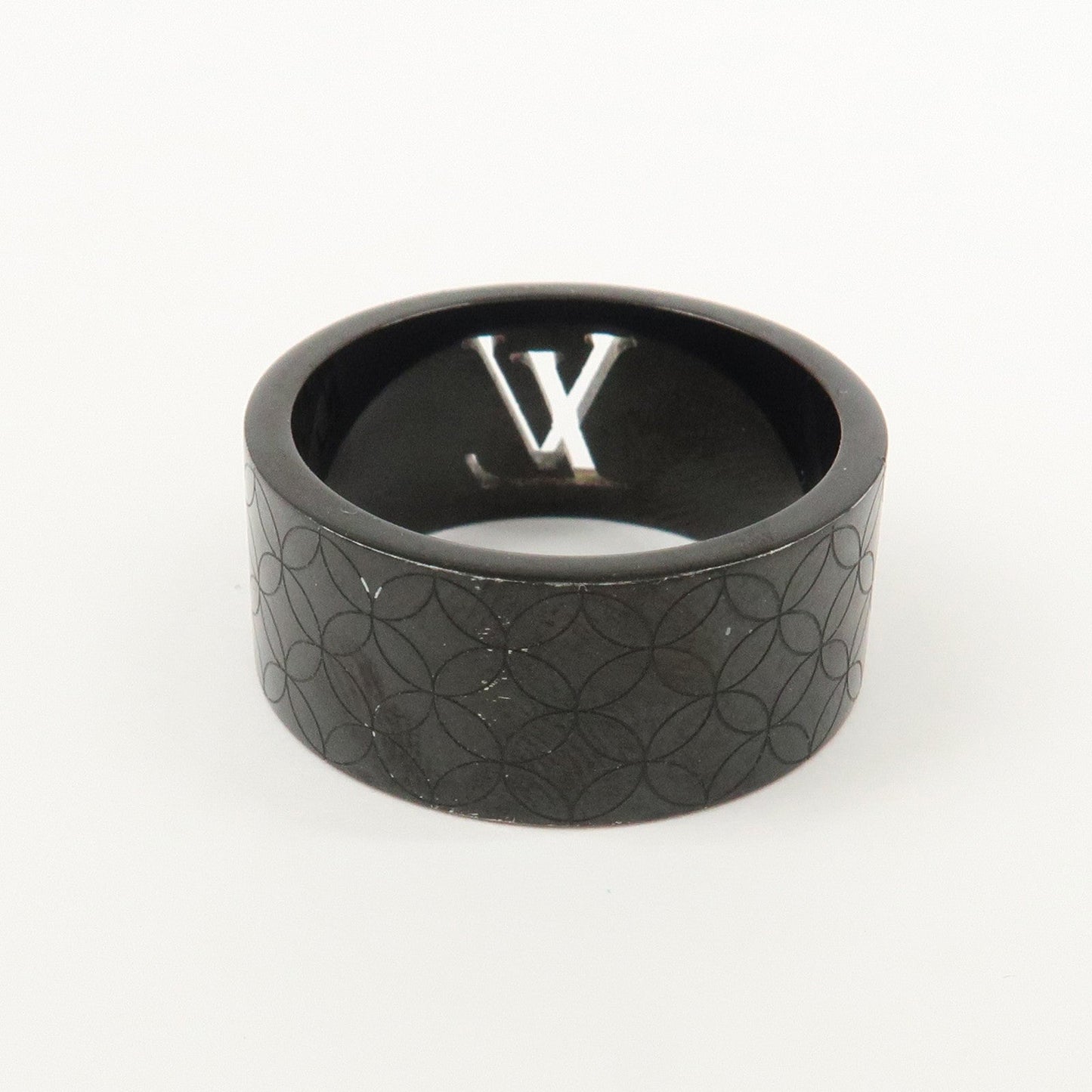 Louis Vuitton Burg Champs ??ys??es Metal Ring Black M66110