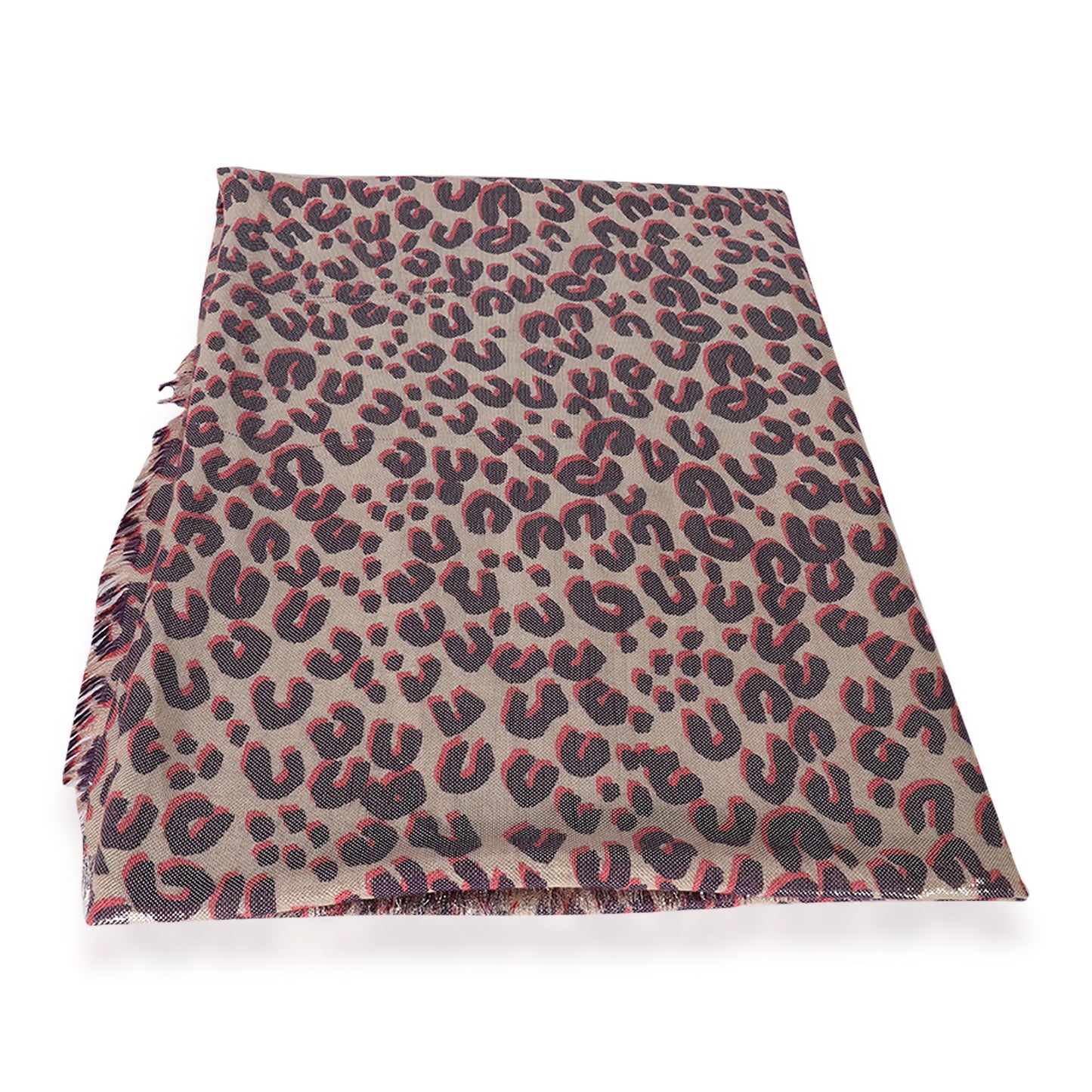 Louis Vuitton Multicolor Leopard Stefan Spro Stole