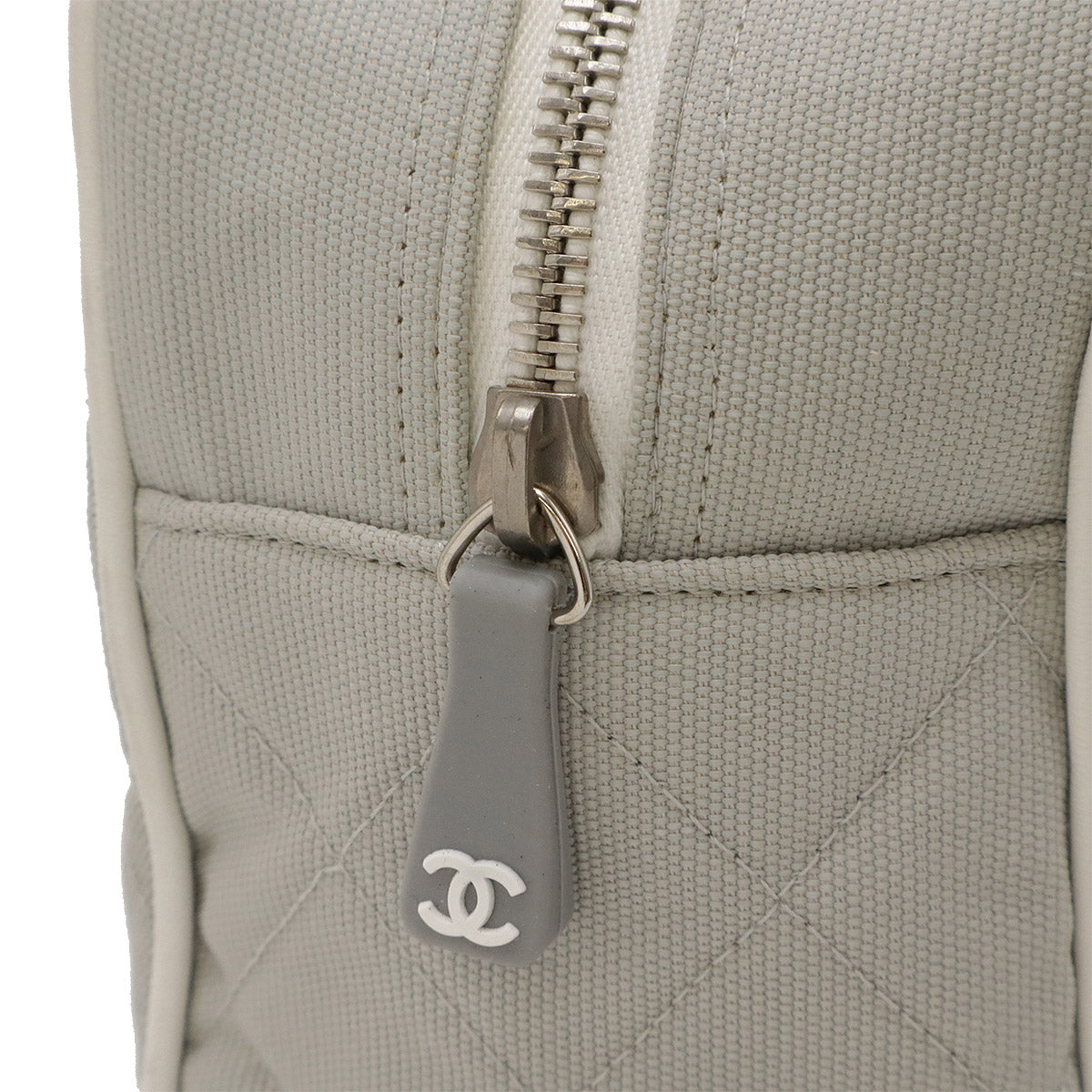 Chanel Sports Line Canvas Leather Handbag