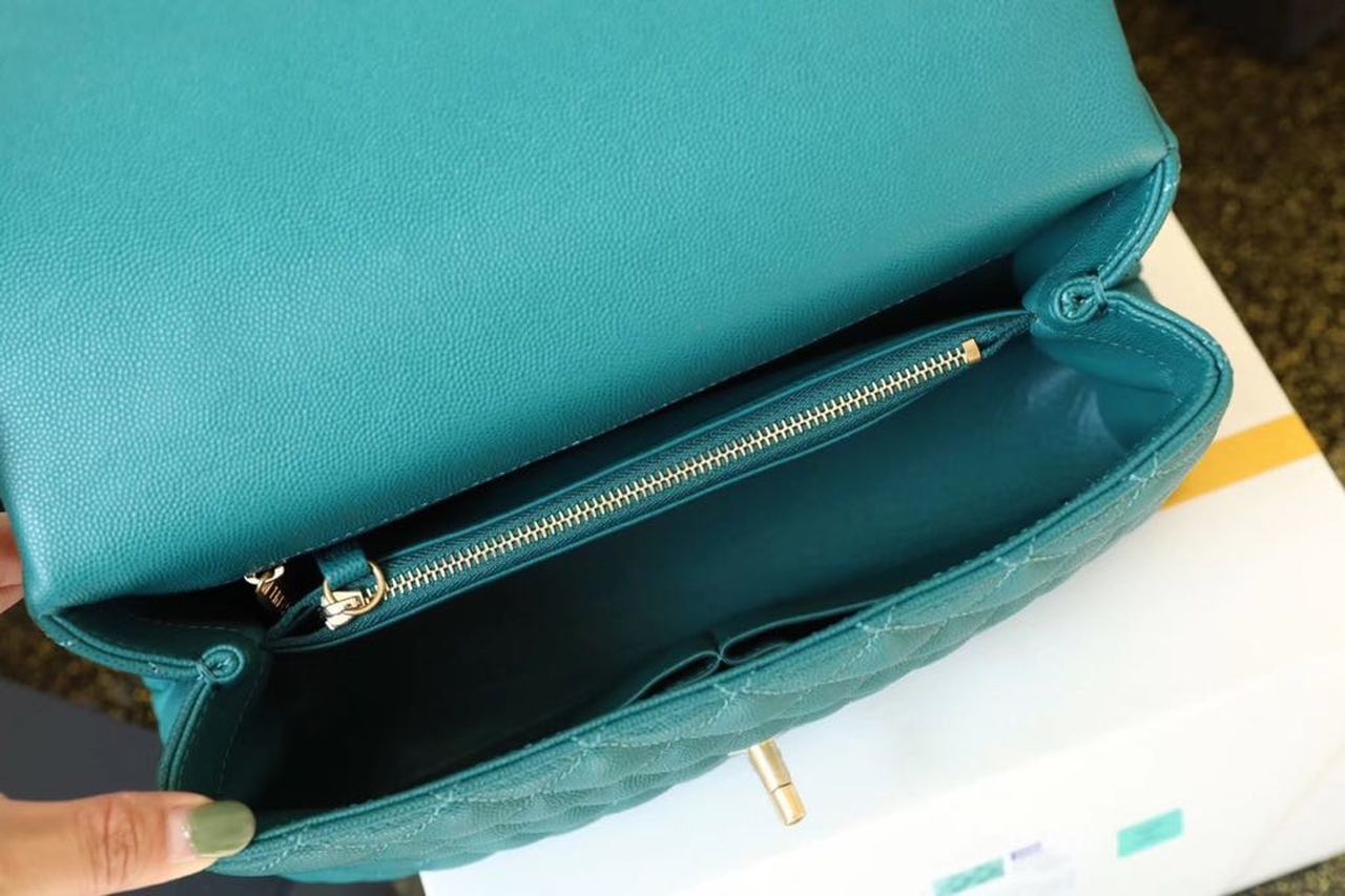 CHLLarge Top Qualityap Bag With Top Handle Teal For Women, Women’s Handbags, Shoulder And Crossbody Bags 11in/28cm A92991
