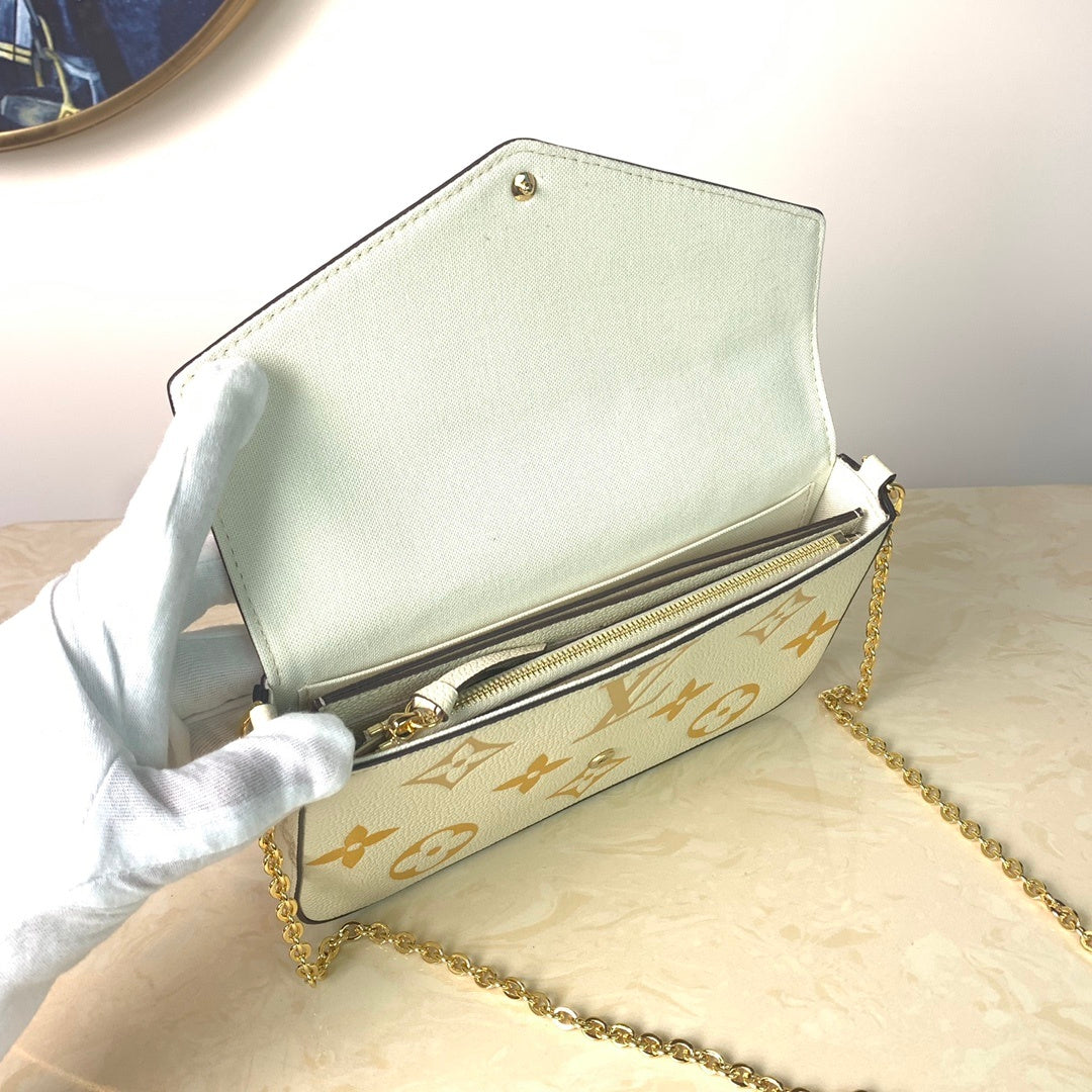 Top Quality Monogram Empreinte Pochette 21cm White