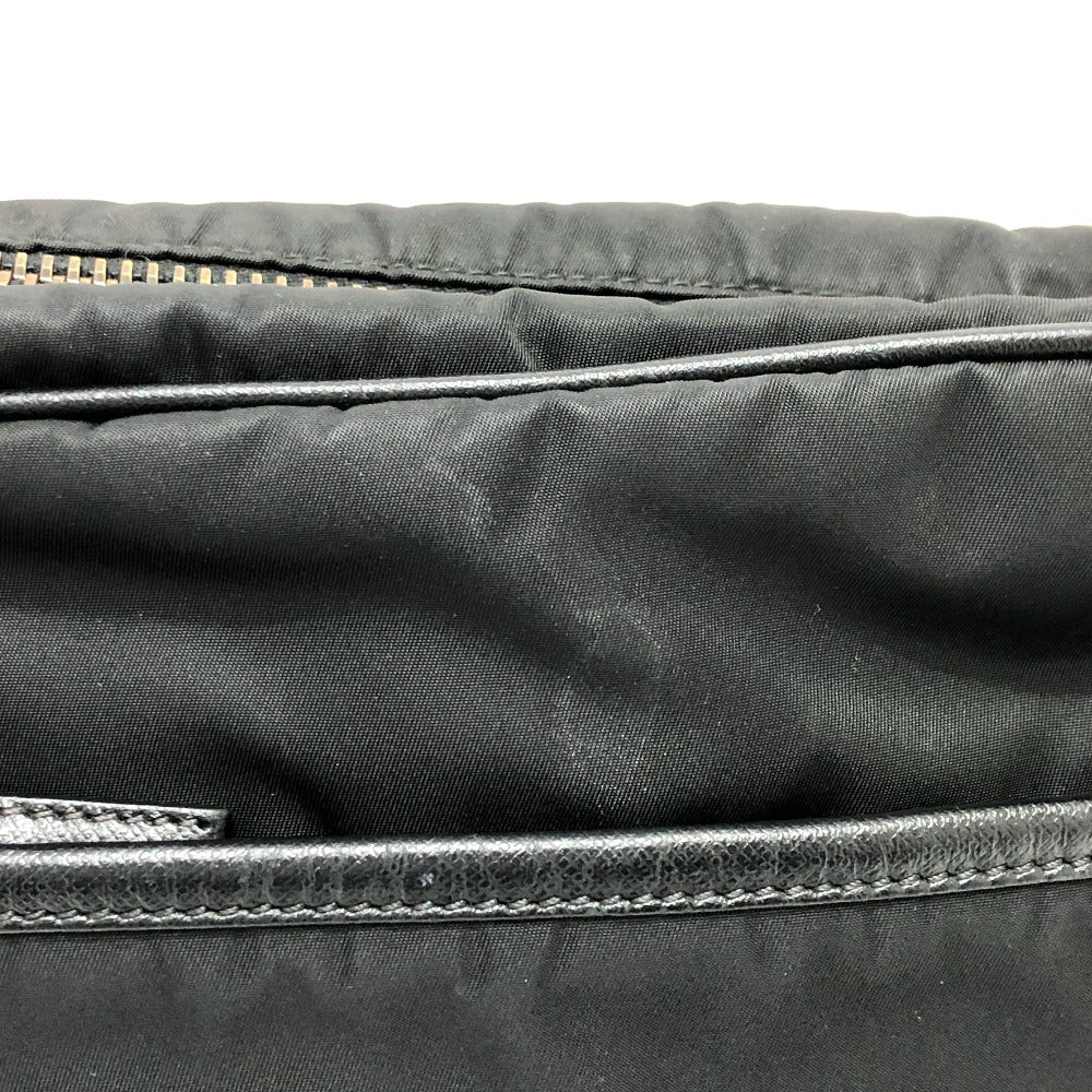PRADA Shoulder Bag 2VH002 Nylon black Renylon Triangle Logo Women