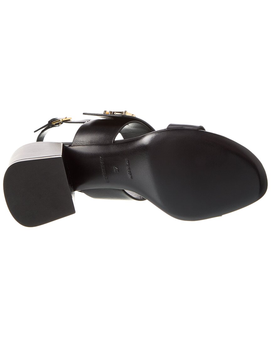 Burberry Motif Monogram Leather Sandal