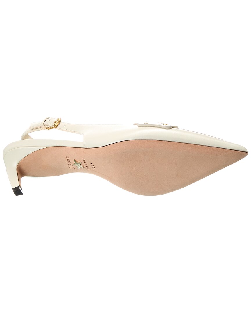 Dior Boy Leather Slingback Pump