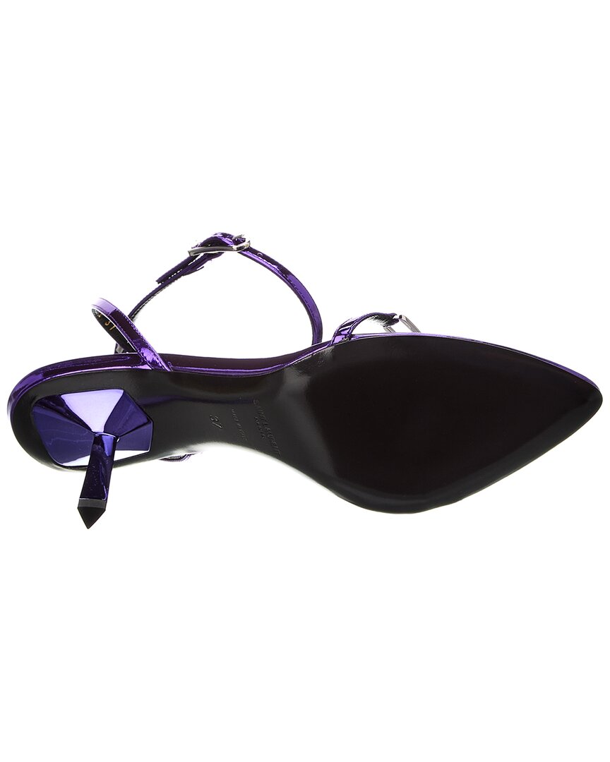 Saint Laurent Kitty 75 Leather Sandal