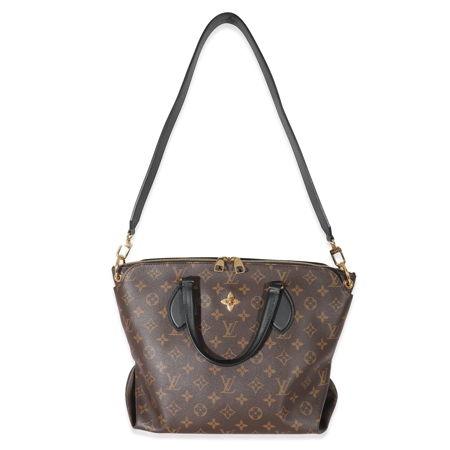 Louis Vuitton Monogram Canvas Flower Zipped Tote