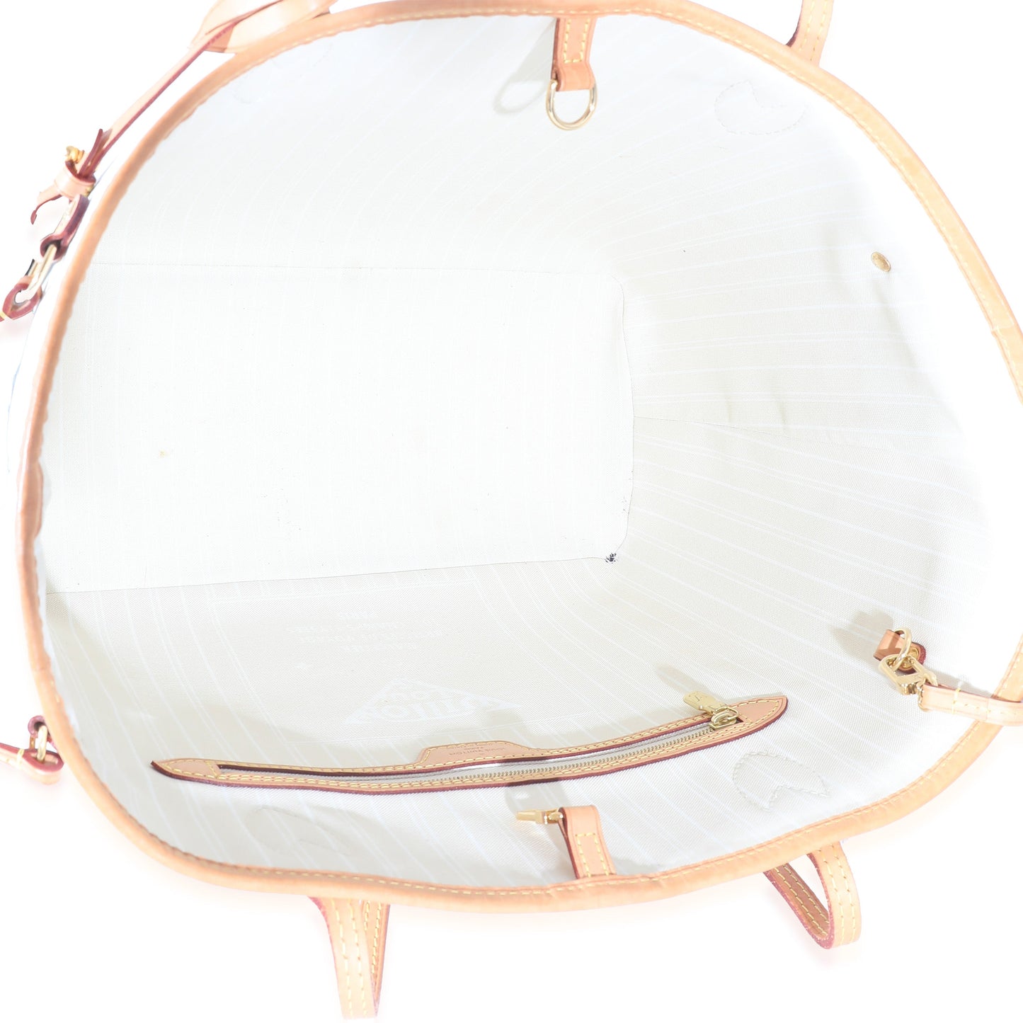 Louis Vuitton Blue White Giant Monogram Canvas By The Pool Neverfull MM