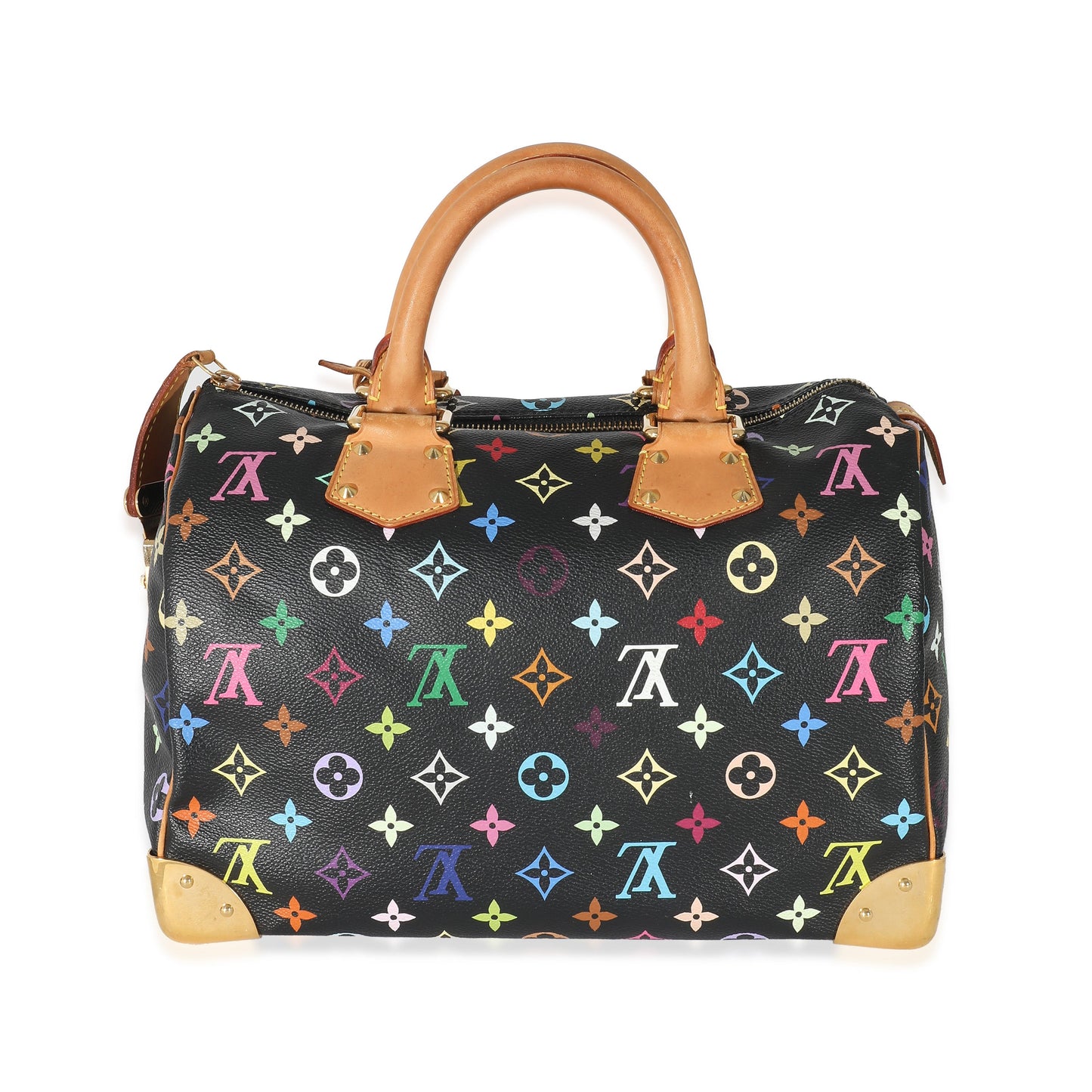 Louis Vuitton x Takashi Murakami Black Monogram Multicolore Canvas Speedy 30