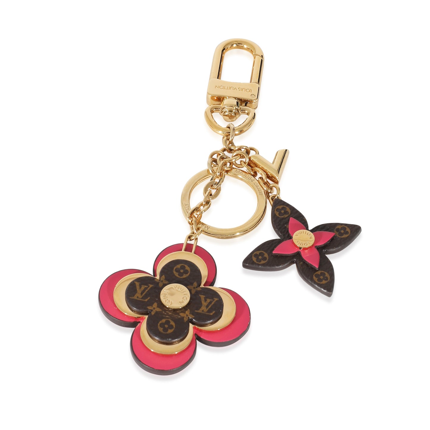 Louis Vuitton Metal Canvas Blooming Flowers Bag Charm