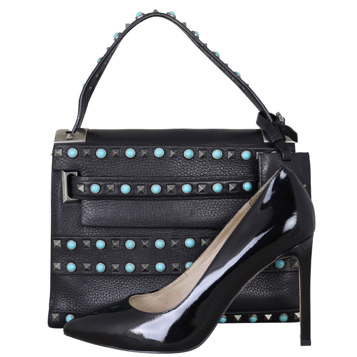 Valentino My Rockstud Rolling Flap Bag