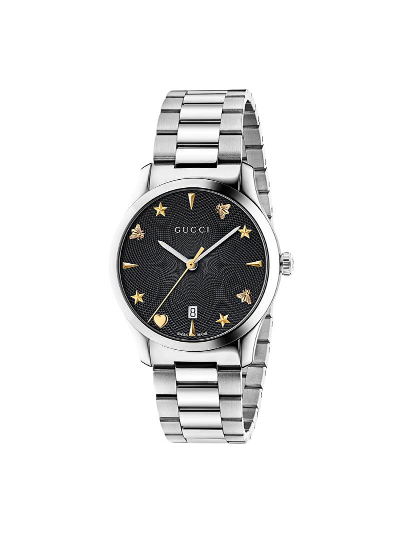 Gucci - G-Timeless watch, 38mm - unisex - Steel - One Size - Metallic