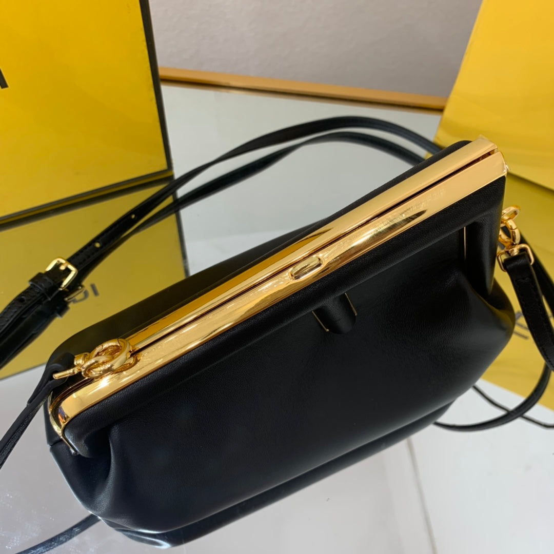 FI First Small Black For Women, HandBags, Shoulder And Crossbody Bags 10.2in/26cm FF 8BP129ATop QualityEF0KUR