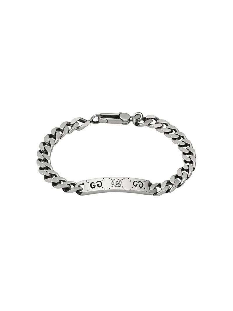 Gucci - GucciGhost chain bracelet in silver - men - Sterling Silver - XS, S, M - SILVER