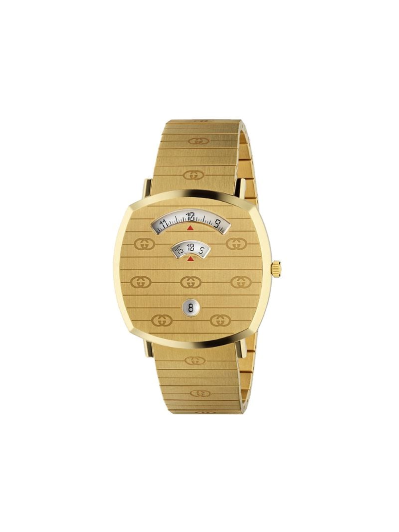 Gucci - Grip 38mm watch - unisex - stainless steel - One Size - GOLD