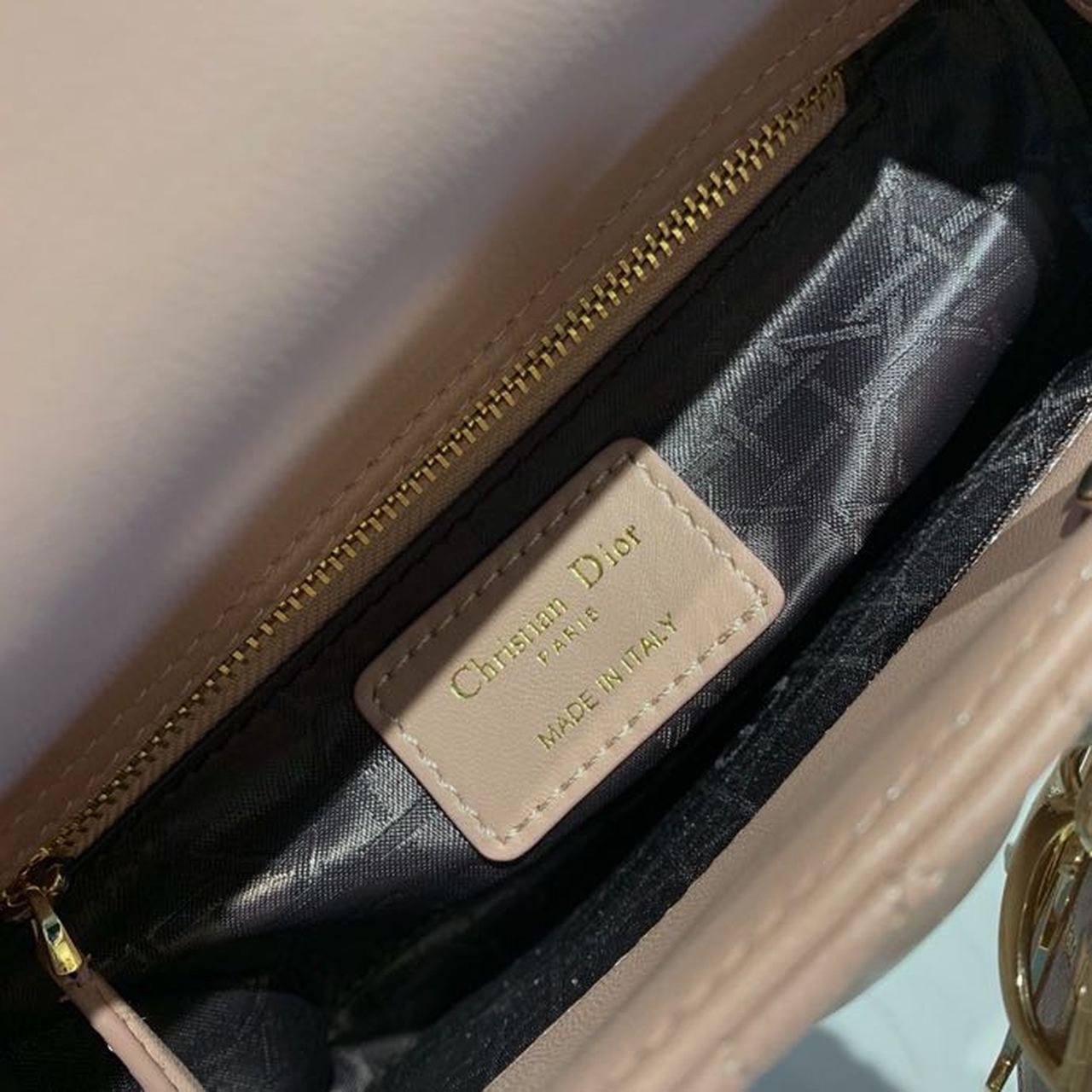 Top Quality Small Lady Bag Beige Cannage For Women 8in/20cm CD