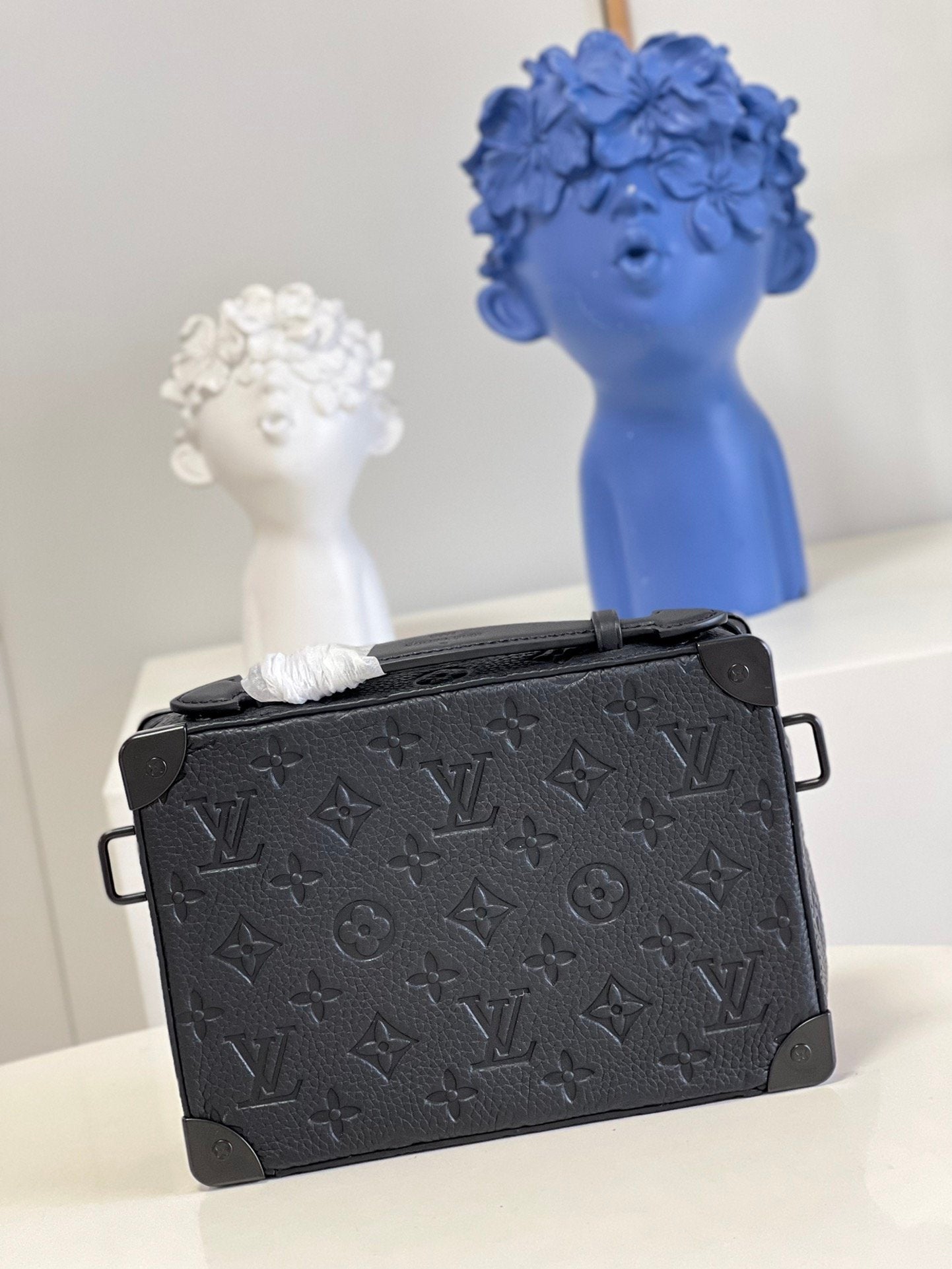 Top Quality Handle Soft Trunk Black Taurillon Monogram For Men, Bags 8.5in/22cm Top Quality M59163