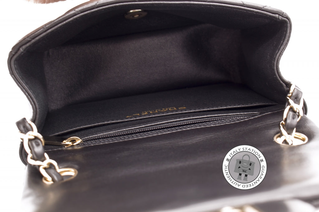 Chanel A35200 Y04059 Classic CC Flap Black 94305 Lambskin Mini Shoulder Bags Pbhw