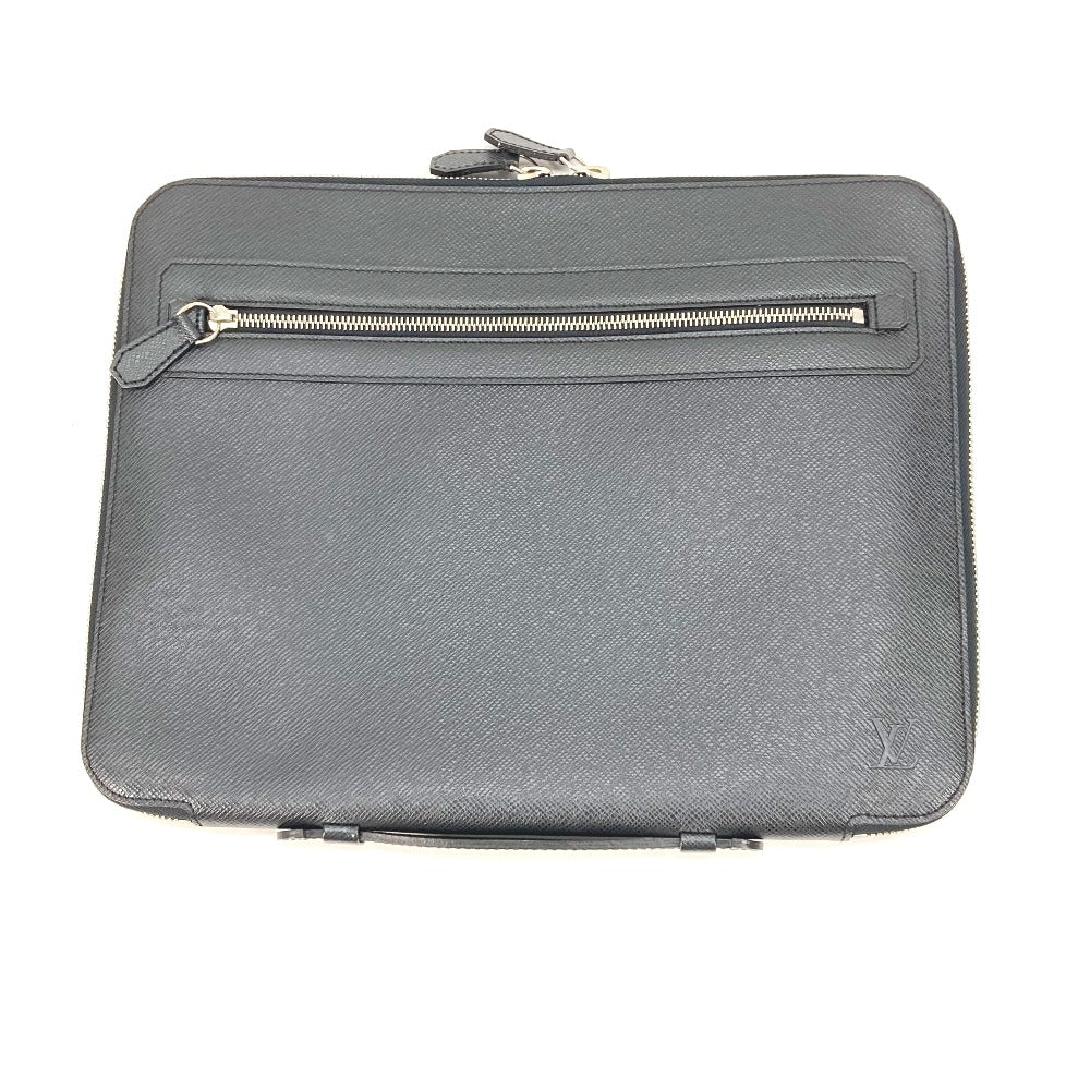 LOUIS VUITTON Business bag M32612 Taiga Leather black Taiga Vladimir mens d
